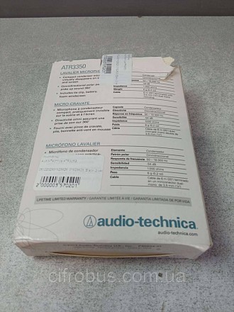 Audio-Technica ATR3350 – всенаправленный конденсаторный микрофон в стиле «диктор. . фото 3