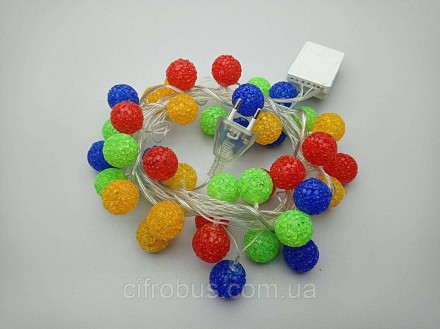 Світлодіодна гірлянда "Кульки цукрові різнобарвні" 4 м 40 LED
Внимание! Комісійн. . фото 3