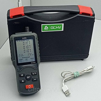 JLDG JD-3002 — автономний монітор якості повітря з датчиками вологості, температ. . фото 2