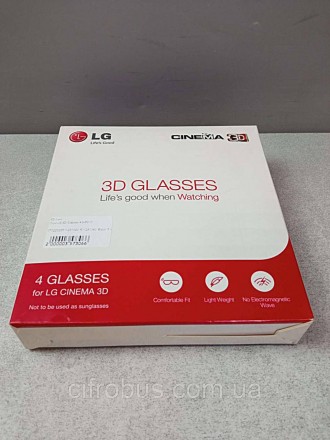 Очки LG 3D Glasses AG-F310
Внимание! Комиссионный товар. Уточняйте наличие и ком. . фото 2