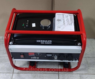 Генератор Herkules HSE 2500/E5 обеспечивает постоянную мощность 2100 Вт и максим. . фото 2