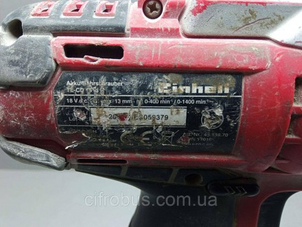 Ударний дриль-шурупокрут лінійки Power X-Change system Einhell TE-CD 18 Li-i Bru. . фото 5