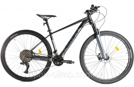 Велосипед-найнер Crosser MT-036 29" (рама 19, 21S) Hidraulic Shimano Чорно-сірий. . фото 2