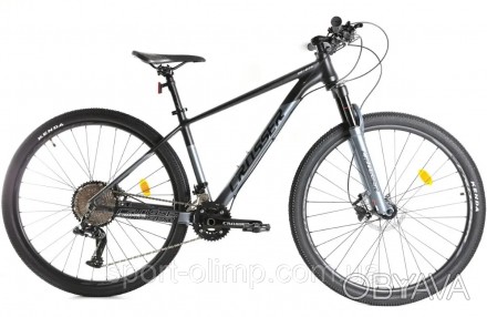 Велосипед-найнер Crosser MT-036 29" (рама 19, 21S) Hidraulic Shimano Чорно-сірий. . фото 1