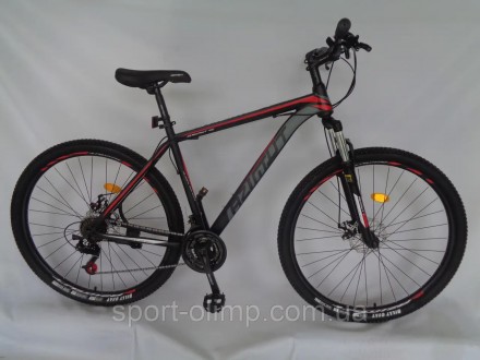 Велосипед найнер Azimut 29" D рама 17 чорно-червоний
Azimut 40D - це універсальн. . фото 3