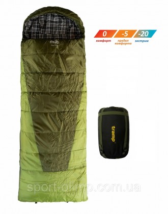 Спальный мешок Tramp Sherwood Regular UTRS-054R
Спальный мешок одеяло с подголов. . фото 2