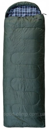 Спальний мішок Totem Ember Plus ковдра з капюшоном олива 190/75
Трисезонний тури. . фото 3