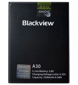 Акумулятор Original Blackview A30, T117502 (2500 mAh). Бородянка. фото 1