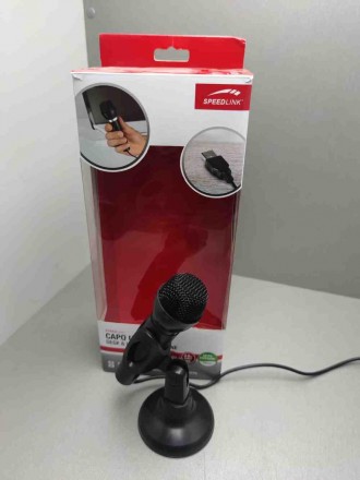 Ручний мікрофон SPEEDLINK Capo ідеально підходить як для запису вашого мовлення,. . фото 5