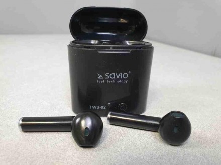 Бездротові навушники Savio TWS-02 це ідеальне рішення для активних людей, а тако. . фото 3