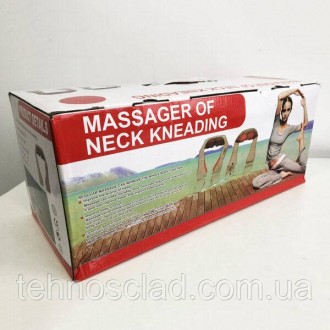 Роликовий масажер для спини та шиї massager of LE-943 neck kneadingМасажер для в. . фото 11