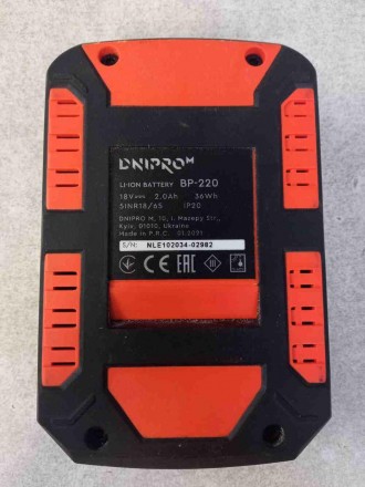 Аккумуляторная батарея Dnipro-M BP-220
Батарея для аккумуляторного электроинстру. . фото 3