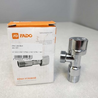 Кран кутовий Fado KZ01 1/2"х1/2"
Призначення арматури: приладові крани Модель: K. . фото 2