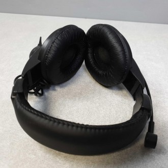 Дротова комп'ютерна гарнітура з накладними навушниками, кріплення за допомогою н. . фото 5