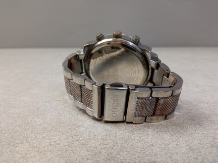 Наручний годинник Guess (копія) жіночий, на металевому ремінці, кварцовий механі. . фото 4