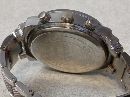 Наручний годинник Guess (копія) жіночий, на металевому ремінці, кварцовий механі. . фото 5