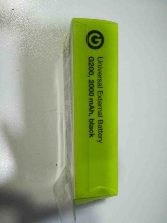 Внешняя универсальная аккумуляторная батарея Gerffins G200 с USB-разъёмом предна. . фото 3