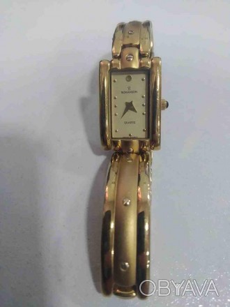 Кварцовий наручний годинник, жіночий, аналоговий, корпус зі сталі, водонепроникн. . фото 1