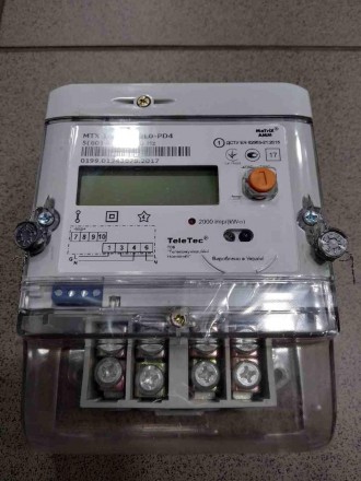 Многофункциональные электросчётчики от производителя Teletec™ MTX1A10.DF.2L0-PD4. . фото 4