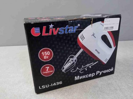 Міксер Livstar LSU-1436 має 7 скороткових режимів з перемикачем швидкостей. 
- Н. . фото 2