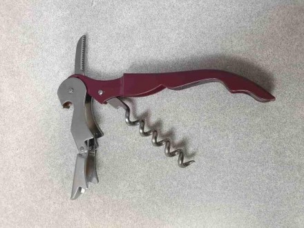 Нож официанта открывалка + штопор. Классический инструмент для откупоривания вин. . фото 2