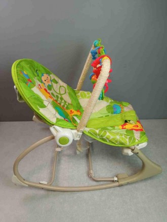 Новое портативное кресло-качалка «Веселые обезьянки» рассчитано на детей весом д. . фото 4