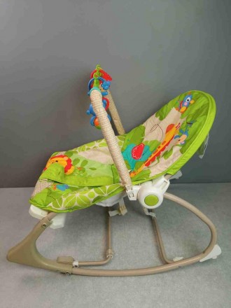 Новое портативное кресло-качалка «Веселые обезьянки» рассчитано на детей весом д. . фото 6