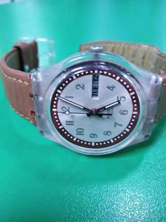 Swatch Swiss ir36, часовой механизм: кварцевый; материал корпуса: металл; стекло. . фото 3