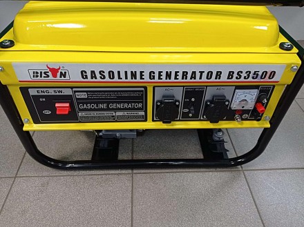 Генератор бензиновый Bison BS 3500 H практичное однофазное устройство для обеспе. . фото 6