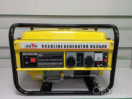 Генератор бензиновый Bison BS 3500 H практичное однофазное устройство для обеспе. . фото 1