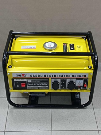 Генератор бензиновый Bison BS 3500 H практичное однофазное устройство для обеспе. . фото 4