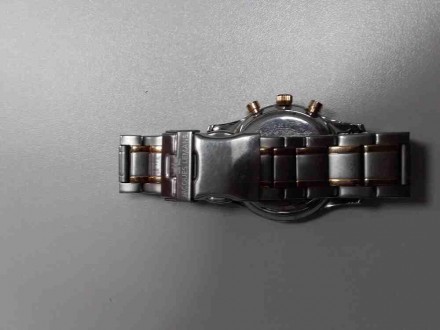 Кварцовий чоловічий годинник, аналоговий, корпус зі сталі, браслет: неірж. сталь. . фото 2