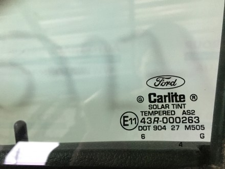 Скло дверей передньої лівої Ford Explorer 2011-2019 
Код запчастини: BB5Z-782141. . фото 4