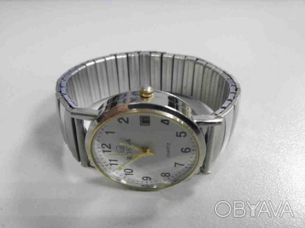 Наручные часы кварцевые, кварцевый механизм, металлический корпус, минеральное п. . фото 1