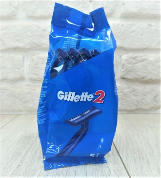 Одноразовые станки для Gillette (Джилет) 2 обеспечивает комфортное и гладкое бри. . фото 2