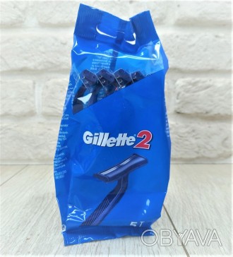 Одноразовые станки для Gillette (Джилет) 2 обеспечивает комфортное и гладкое бри. . фото 1