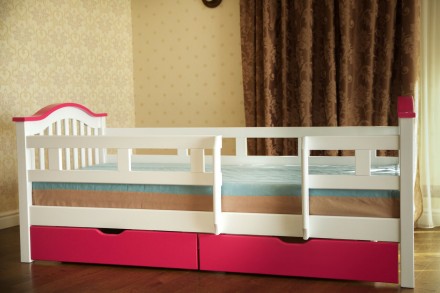 Ліжко "Максим" (білий/рожевий) поставляється у розібраному вигляді. Запакований . . фото 4