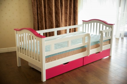 Ліжко "Максим" (білий/рожевий) поставляється у розібраному вигляді. Запакований . . фото 5