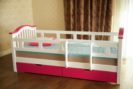Ліжко "Максим" (білий/рожевий) поставляється у розібраному вигляді. Запакований . . фото 3