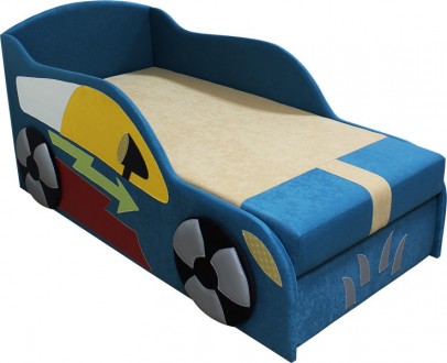 Купити дитяче ліжечко машинку Автомобільчик для хлопчиків
Дитячий диван-автомобі. . фото 3
