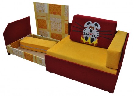 Купити малютку Мишка
Дитячий кутовий диван Мишка безумовно наповнить дитячу кімн. . фото 4