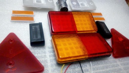  Полный комплект LED светотехники для легкового прицепа. Комплект собран из каче. . фото 3