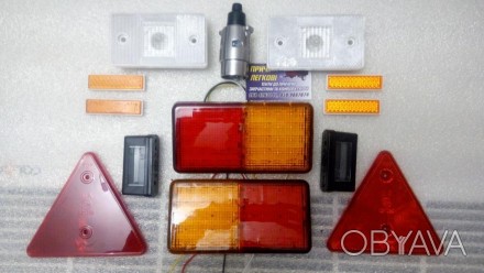  Полный комплект LED светотехники для легкового прицепа. Комплект собран из каче. . фото 1