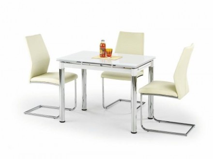 Обідній стіл Logan 2 (білий) поставляється в розібраному вигляді. Запакований у . . фото 2