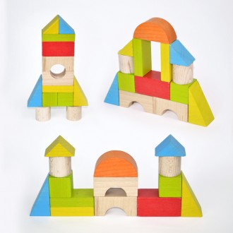 Эко игрушка деревянные фигуры - первая игрушка малыша.
Объемные геометрические ф. . фото 7