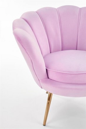 Крісло AMORINO (фіолетовий/золотий) поставляється у розібраному вигляді. Запаков. . фото 7