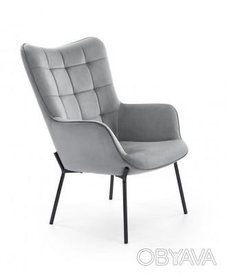 Крісло CASTEL (сірий/чорний) постачається у розібраному вигляді. Запакований у з. . фото 1