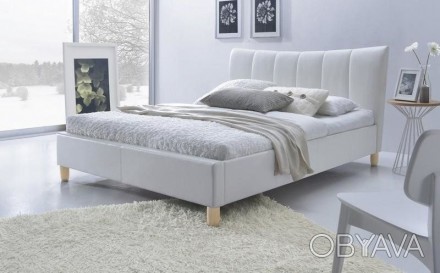 Кровать Sandy 160 x 200 см (білий) поставляется в разобранном виде. Упакован в з. . фото 1