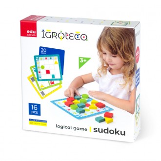 Логическая игра для детей "Судоку" Igroteco 900514 геометрические фигуры. Киев. фото 1 Логическая игра для детей "Судоку" Igroteco 900514 геометрические фигуры. Киев. фото 1