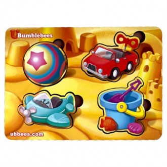 Деревянный пазл-вкладыш "Игрушки-1" Ubumblebees (ПСФ116) PSF116 фон с подсказкой. Киев. фото 1 Деревянный пазл-вкладыш "Игрушки-1" Ubumblebees (ПСФ116) PSF116 фон с подсказкой. Киев. фото 1
